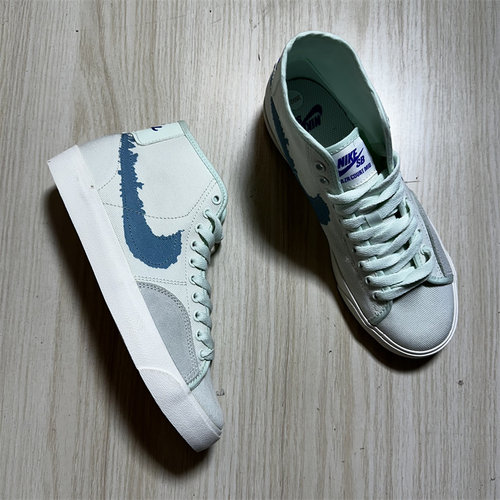 耐克Nike SB BLZR COURT 高帮男子运动板鞋帆布鞋 DM8553-300-100