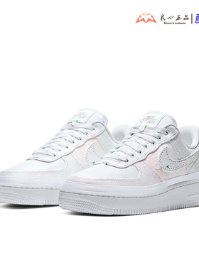 耐克 Nike Air Force 1 '07 AF1 女子撕撕乐低帮板鞋 CJ1650-100