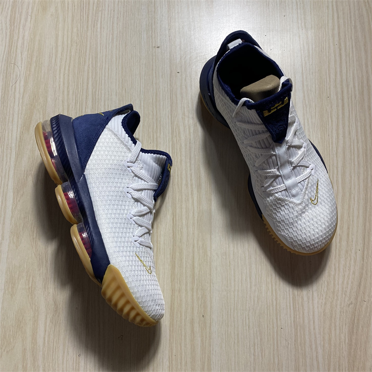 Nike LeBron 16 LOW 詹姆斯16代美国色低帮气垫篮球鞋 CI2669-101