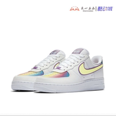 NIKE 女子镭射低帮板鞋 AF1 耐克 Easter 白色 CW0367 100
