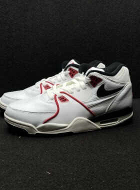 Nike Air Flight 89 时尚 中帮 复古篮球鞋 男款 白色FD9928-101