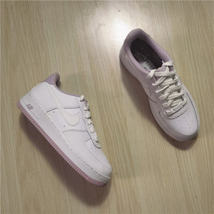 耐克 Nike Air Force 1 AF1樱花粉香芋紫耐克空军板鞋 CD6915-100