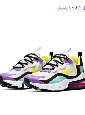 耐克 NIKE AIR MAX 270 REACT 女子大气垫运动休闲跑鞋AT6174-101