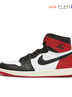 Air Jordan 1 AJ1 High OG 黑脚趾黑红高帮复古篮球鞋 DZ5485-106