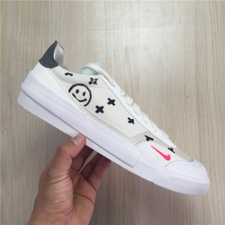 耐克nike drop type n354男子低帮解构diy涂鸦休闲板鞋cj5642-100