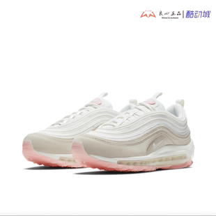 耐克 Nike Air Max 97 灰白粉女子经典子弹大气垫跑鞋 CT1904-100