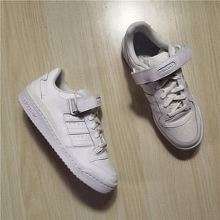 阿迪达斯 Adidas FORUM LOW 魔术贴男子复古休闲运动板鞋 FY7755