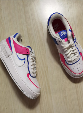 耐克 Nike AirForce 1 AF1女子白粉蓝空军一号低帮板鞋CU3012-111