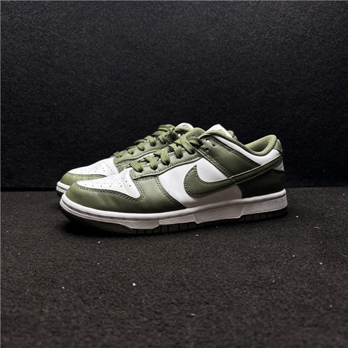 耐克 Nike DUNK LOW 橄榄绿女子低帮运动复古休闲板鞋 DD1503-120