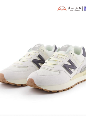 New Balance NB 574 浅灰 男子透气舒适低帮休闲跑鞋 U574LGAN