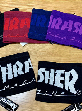 【羔羊House】Thrasher 新款火焰保暖围巾套头围脖男女同款情侣