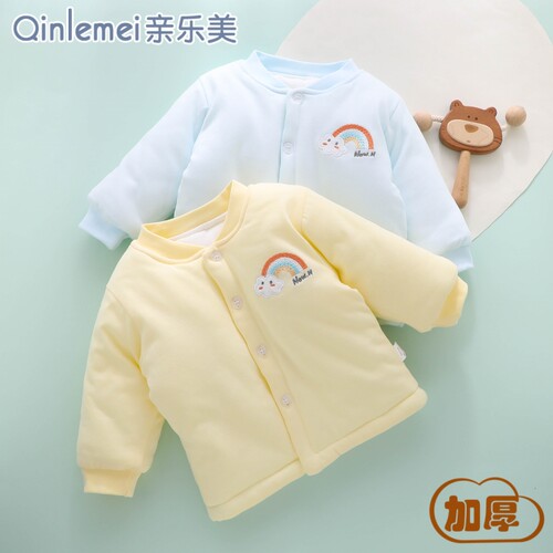 婴儿棉袄外套加厚棉袄冬季