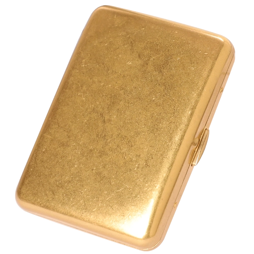 Ретро бронзовый маленький портативный металлический портсигар, подарок на день рождения