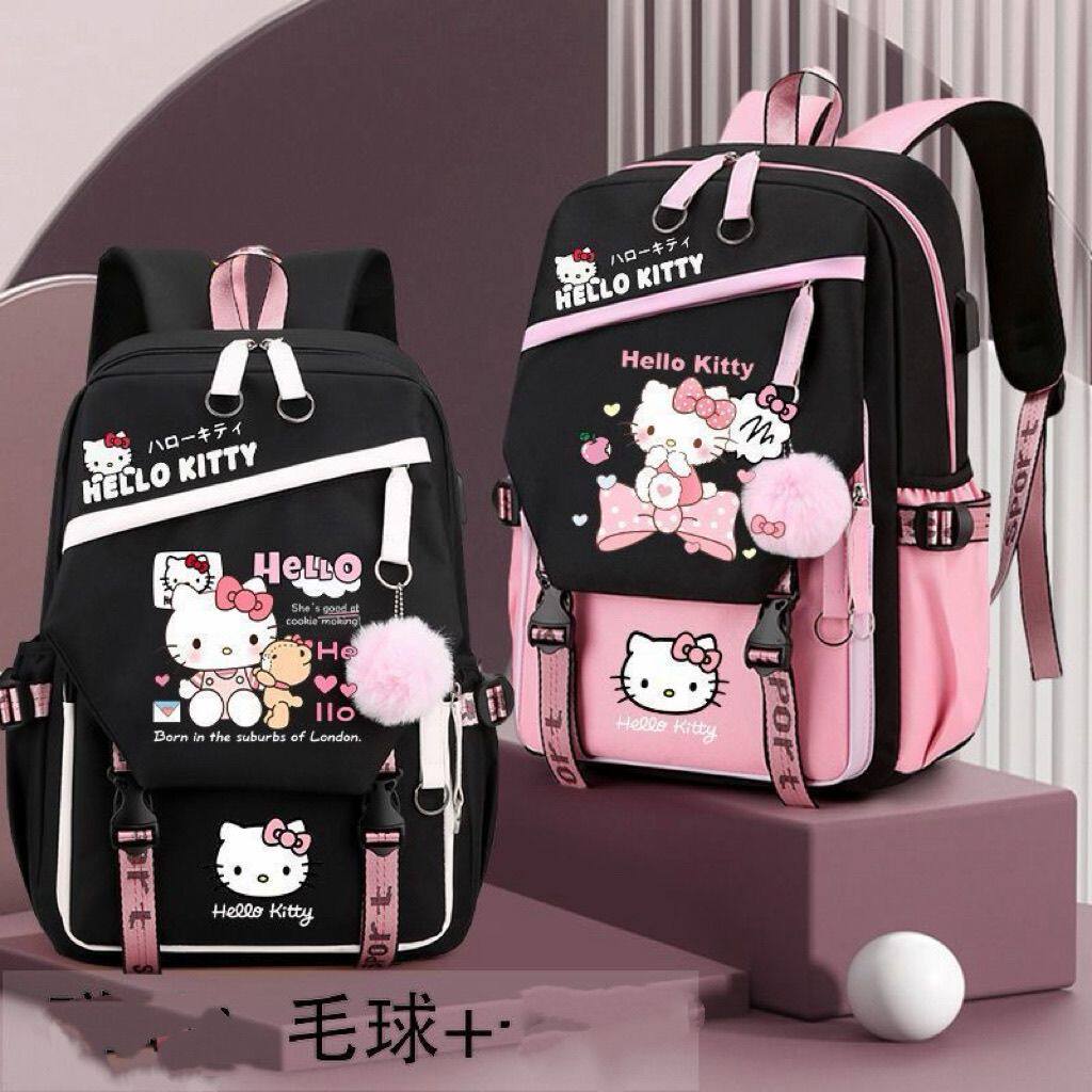 HelloKitty凯蒂猫书包小学生女童三到六年级韩版百搭初中生双肩包