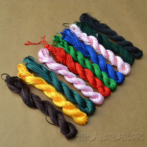 A玉线B线编织手链吊坠绳