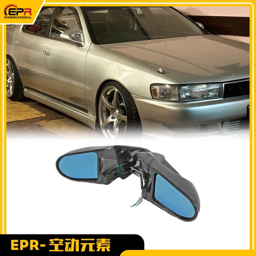 JZX90碳纤后视镜外观包围EPR改装
