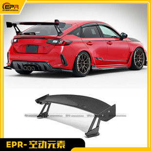 适用于本田思域 FL5 TypeR 碳纤维VRS款GT尾翼定风翼后扰流板改装