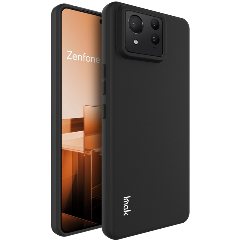 imak适用华硕Zenfone11 Ultra手机壳5g磨砂软套黑防摔硅胶保护套软外壳商务华硕华硕Asus艾美克