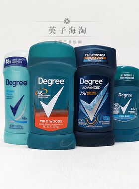 Degree Men Cool Rush持久清香酷爽男女除臭木质花香香体止汗膏