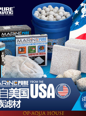 美国MP滤材神砖超能过滤球过滤小方Block超能NO3去除砖GEMS滤材
