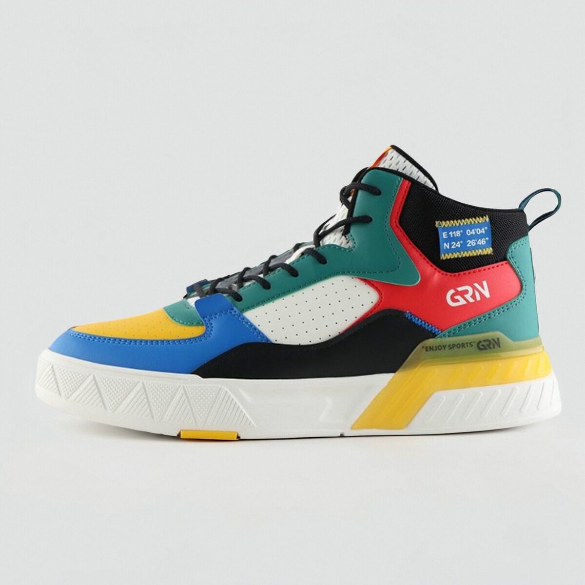 贵人鸟正品男鞋2024春季新款防滑耐磨休闲运动跑步鞋板鞋E21E59