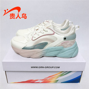 新款 2024夏季 运动休闲跑步网面透气耐磨防滑F22D68 正品 贵人鸟女鞋