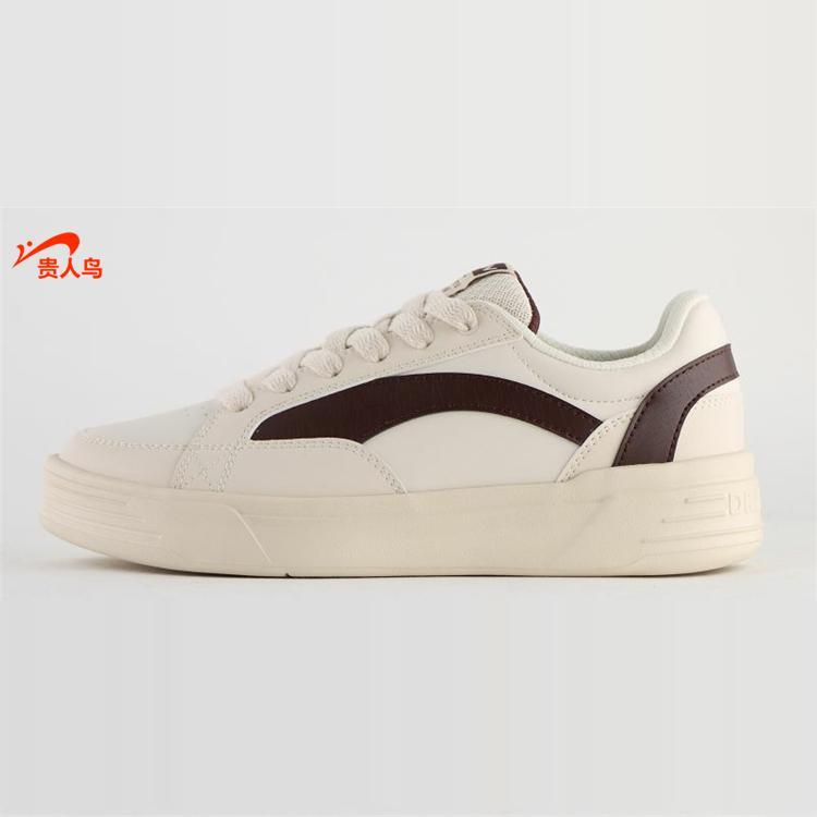 贵人鸟女鞋板鞋正品2024冬新