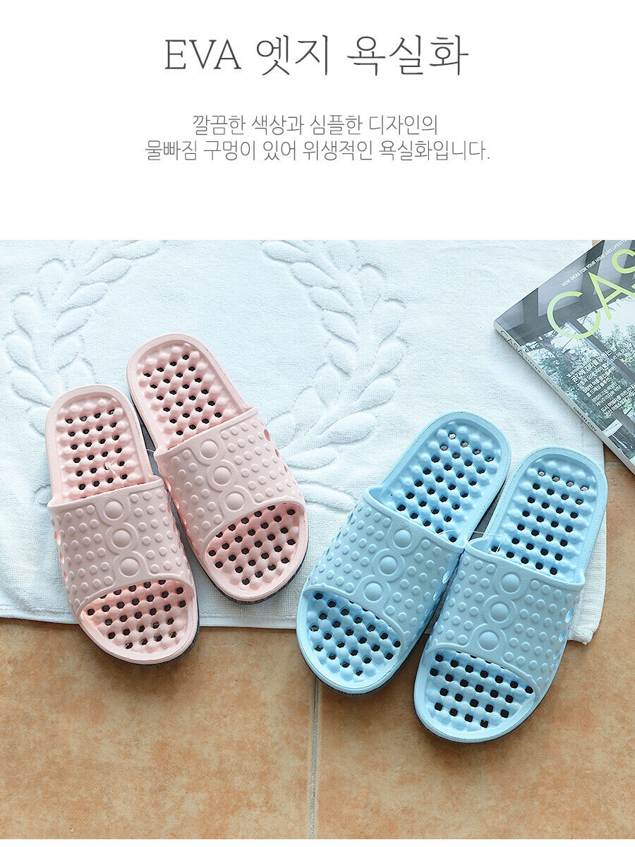 KOREA ORIGINAL IMPORTED HOME DAILY BATHROOM TOILET LOOPHOLES BATH BATH NON-SLIP SLIPPERS ARE SOFT AND ODORLESS
