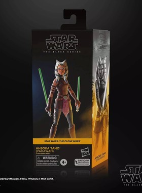 现货 孩之宝 Hasbro 星球大战 6寸 学徒阿索卡塔诺 克隆战争 1/12