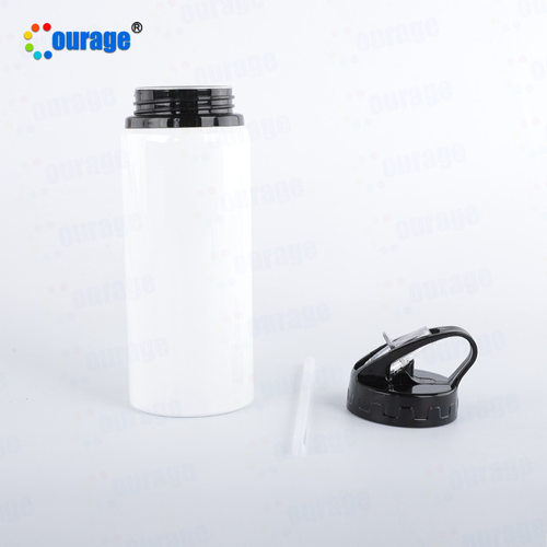 空白热转印运动水壶登山杯升华涂层空白铝壶DI可印logo