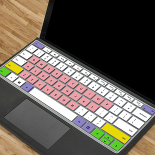 适用微软surface pro7键盘膜pro6/5笔记本电脑laptop硅胶保护贴膜