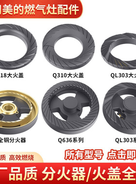 适用美的煤气灶配件火盖炉头芯铜火圈Q636B/Q360B/Q889分气盘灶头