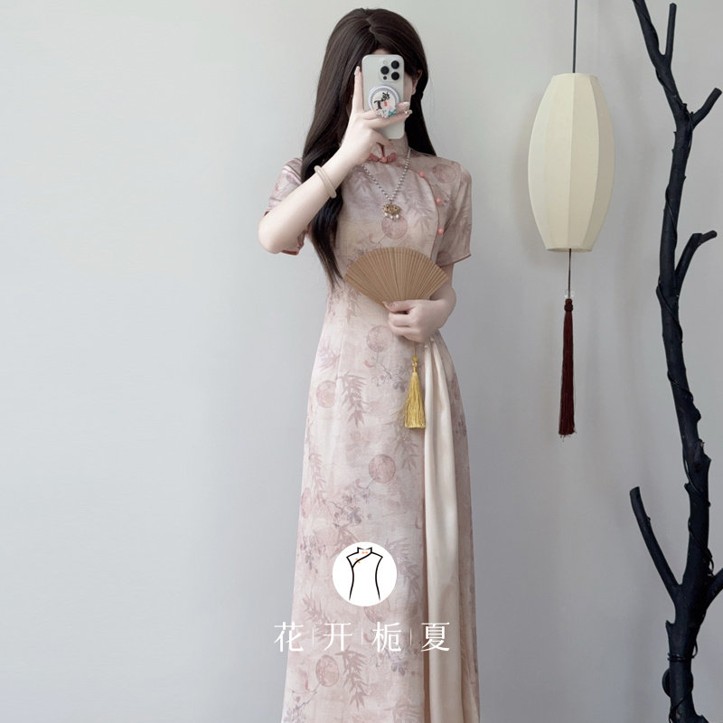 爱依服美迹旗舰店《舞曲》新中式旗袍
