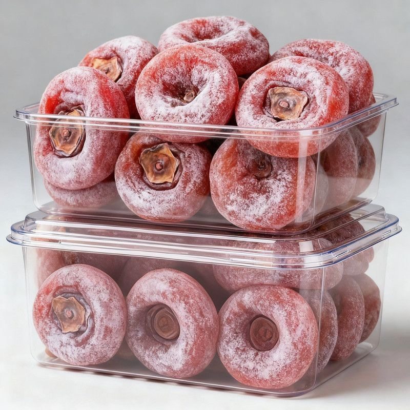 陕西柿饼富平特级吊柿饼官方旗舰店流心正宗霜降干柿子饼独立包装