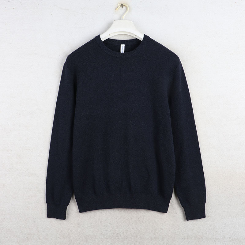 JSW圆领套头男装毛衣针织衫