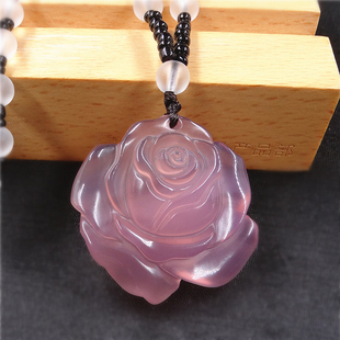 白玉髓玉叶树叶吊坠天然冰种玛瑙项链玉石吊坠挂件女款饰品带证书