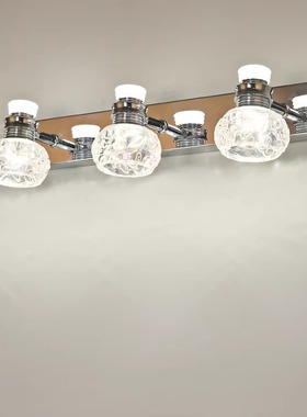 镜前灯卫生间LED厕所壁灯防水雾潮化梳妆浴室简约现代灯具免打孔