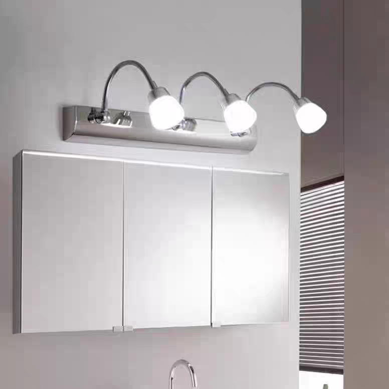 led镜前灯现代简约软管柔和浴室壁灯卫生间灯弯管防潮镜柜化妆灯