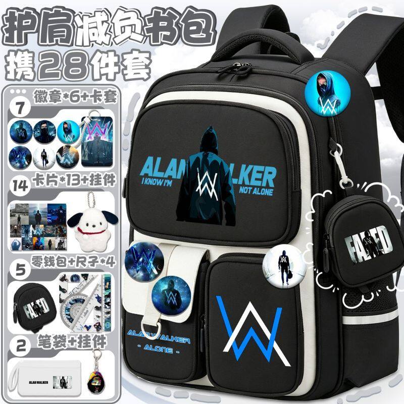 27新品艾伦沃克日韩双肩