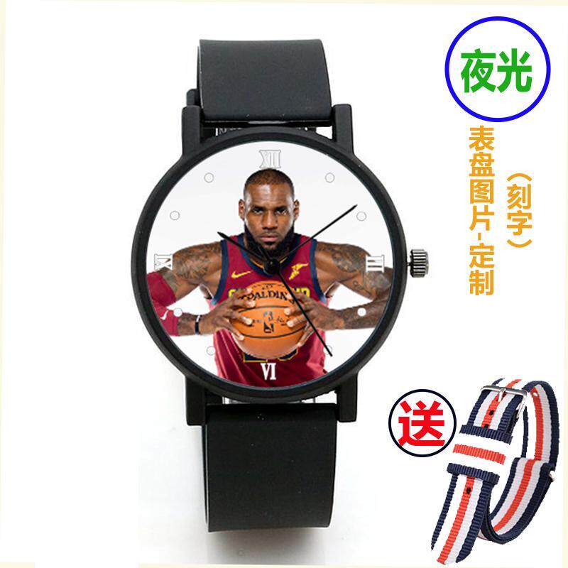 2024NBA篮球球星运动手表男詹姆斯时尚潮流学生ins电子石英表学生