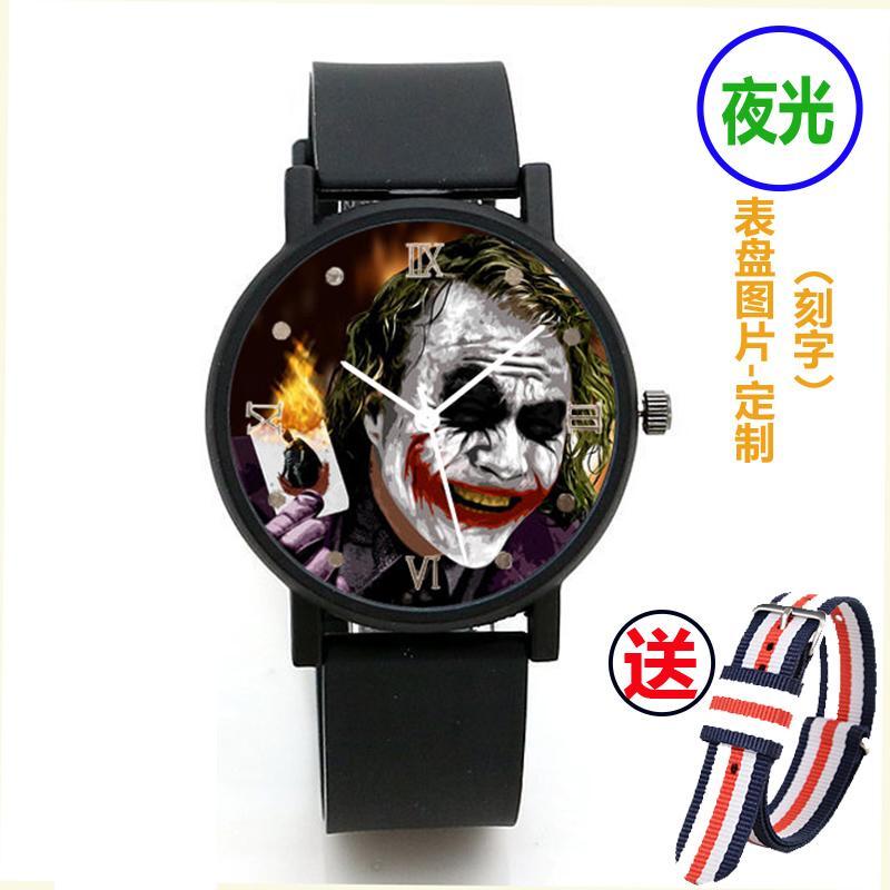 2024The Joker 小丑蝙蝠侠超人惊奇美国队长夜光石英手表雷神同款
