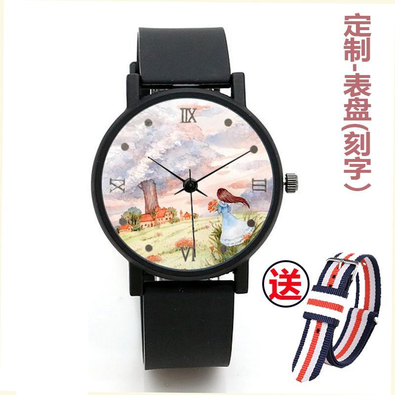 2024新款手表女新品森林童话可爱小动物兔子松鼠石英腕表定制节日