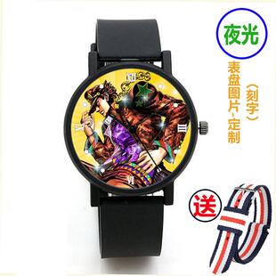 2024动漫夜光手表JOJO的奇妙冒险周边手表 二次不灭钻石 电子石英