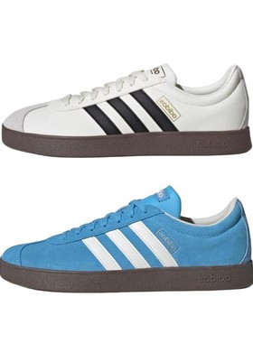 adidas Vl Court Classic 白色 减震耐磨 低帮 板鞋 JI0497