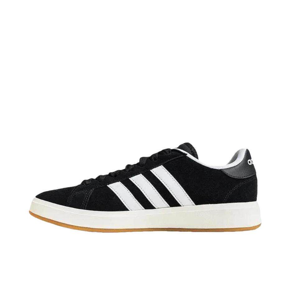 Adidas Grand Court Base 00s 黑色 防滑耐磨 低帮板鞋 JP6335