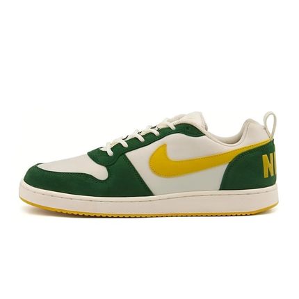 Nike Court Borough Low 白绿黄 防滑耐磨低帮板鞋男款844881-100