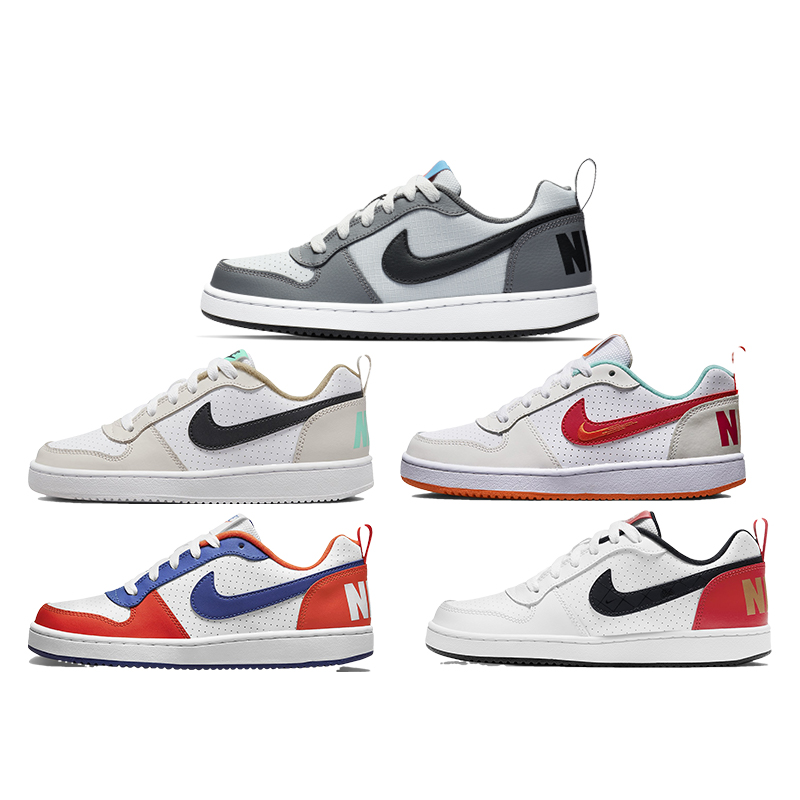 耐克 Nike Court Borough Low GS白红橙黑蓝低帮板鞋FD4635-161