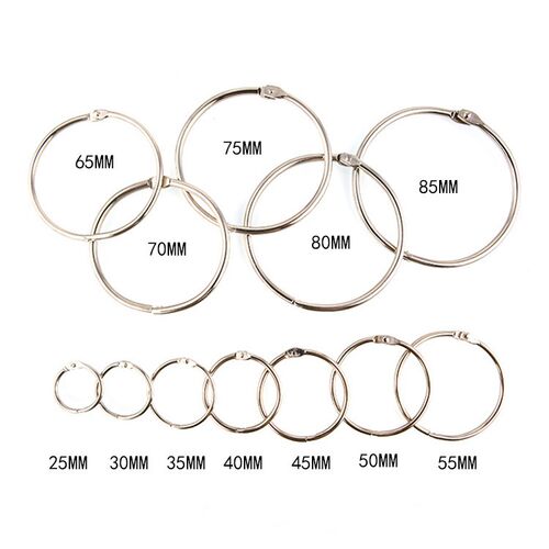 0装订铁圈包邮卡片开口钥匙扣