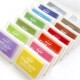小号印泥DIY装 饰印泥凹腰大印章15色大印台儿童手账橡皮章专用印