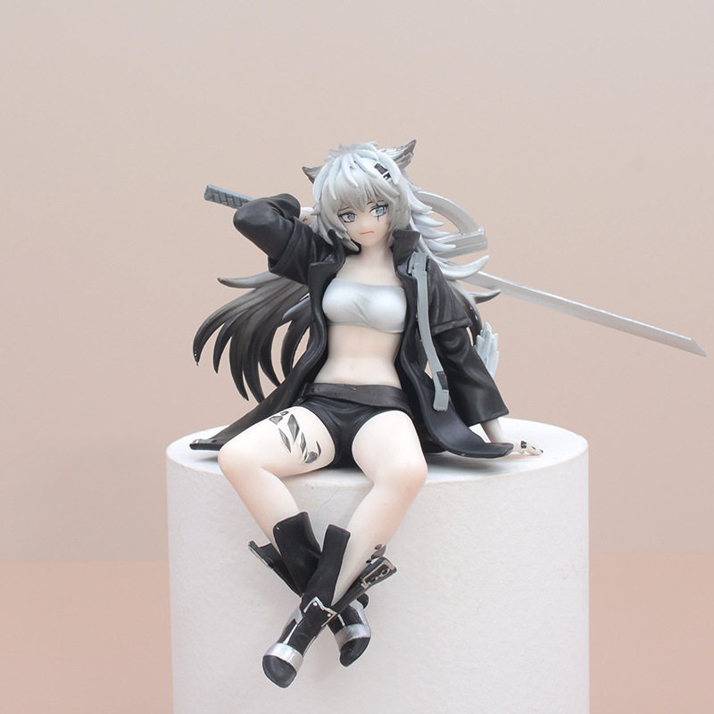 明日方舟拉普兰德压泡面杯面坐姿压面景品手办3D模型摆件盒装图片